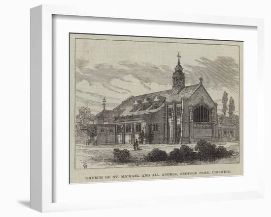 Church of St Michael and All Angels, Bedford Park, Chiswick-Frank Watkins-Framed Giclee Print