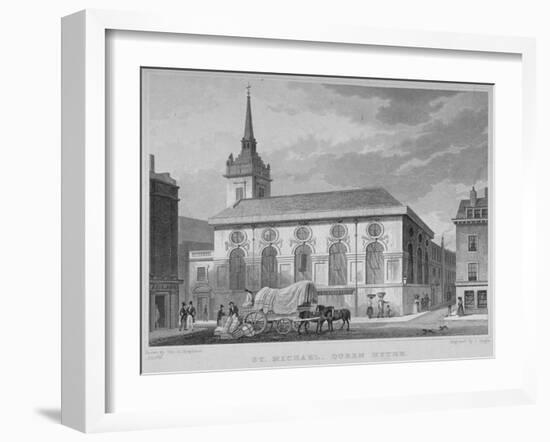 Church of St Michael, Queenhithe, City of London, 1831-James Tingle-Framed Giclee Print