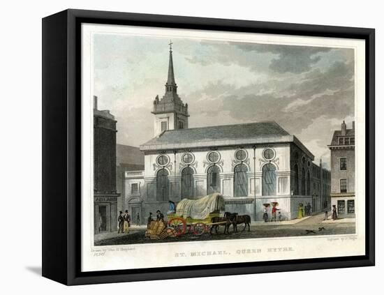 Church of St Michael Queenhithe, City of London, 1831-J Tingle-Framed Premier Image Canvas