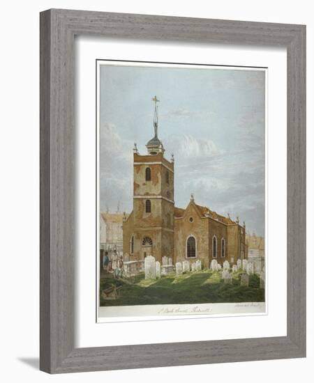 Church of St Paul, Shadwell, London, C1810-Francis Danby-Framed Giclee Print