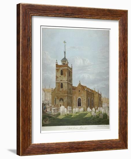 Church of St Paul, Shadwell, London, C1810-Francis Danby-Framed Giclee Print