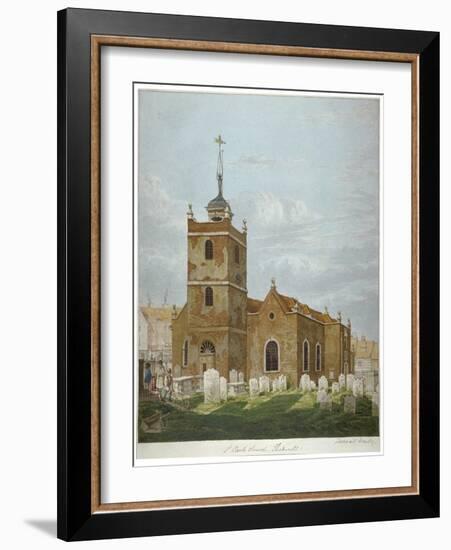 Church of St Paul, Shadwell, London, C1810-Francis Danby-Framed Giclee Print