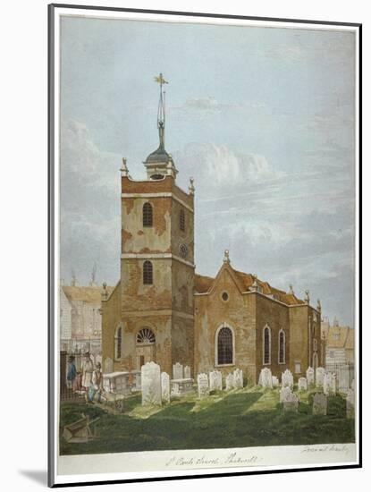 Church of St Paul, Shadwell, London, C1810-Francis Danby-Mounted Giclee Print