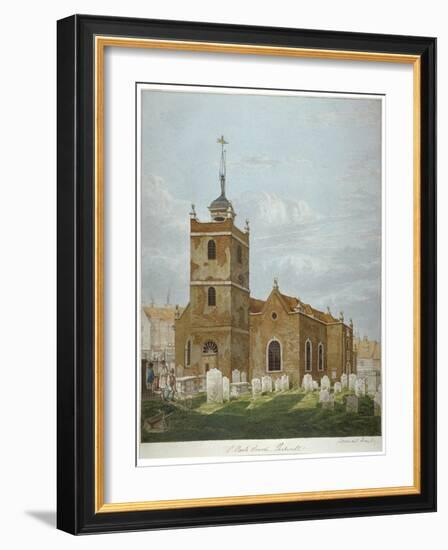 Church of St Paul, Shadwell, London, C1810-Francis Danby-Framed Giclee Print