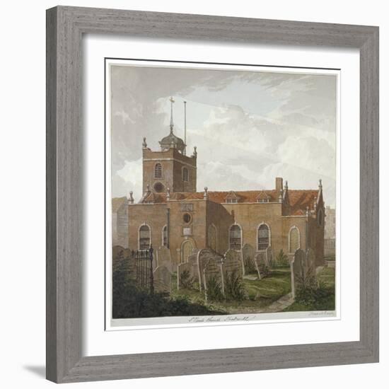 Church of St Paul, Shadwell, London, C1810-Francis Danby-Framed Giclee Print