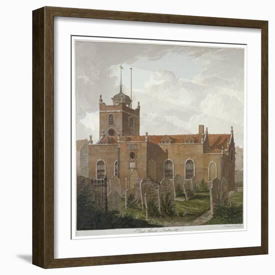 Church of St Paul, Shadwell, London, C1810-Francis Danby-Framed Giclee Print