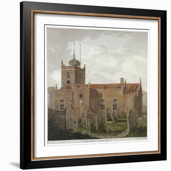 Church of St Paul, Shadwell, London, C1810-Francis Danby-Framed Giclee Print