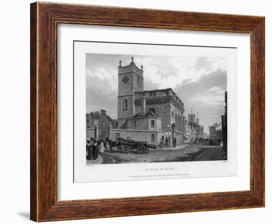 Church of St Peter Le Bailey, Oxford, 1835-John Le Keux-Framed Giclee Print