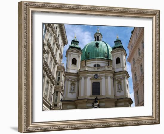 Church of St. Peter, Vienna, Austria, Europe-Hans Peter Merten-Framed Photographic Print