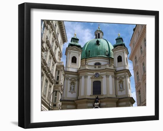 Church of St. Peter, Vienna, Austria, Europe-Hans Peter Merten-Framed Photographic Print