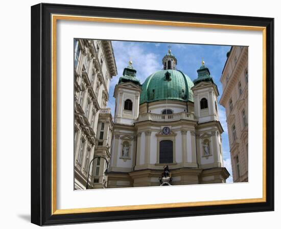 Church of St. Peter, Vienna, Austria, Europe-Hans Peter Merten-Framed Photographic Print