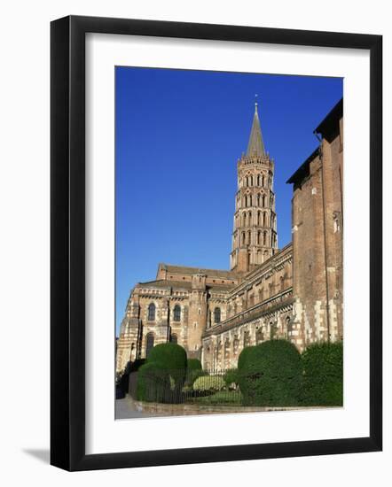 Church of St. Sernin in the Town of Toulouse, in the Midi Pyrenees, France, Europe-Rawlings Walter-Framed Photographic Print