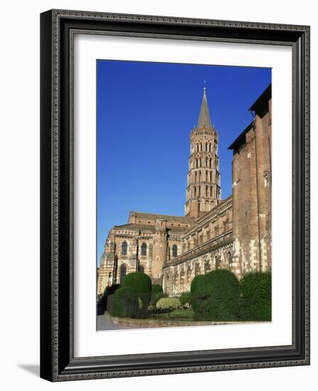 Church of St. Sernin in the Town of Toulouse, in the Midi Pyrenees, France, Europe-Rawlings Walter-Framed Photographic Print