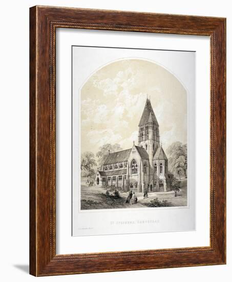 Church of St Stephen, Rosslyn Hill, Hampstead, London, C1870-Day & Son-Framed Giclee Print