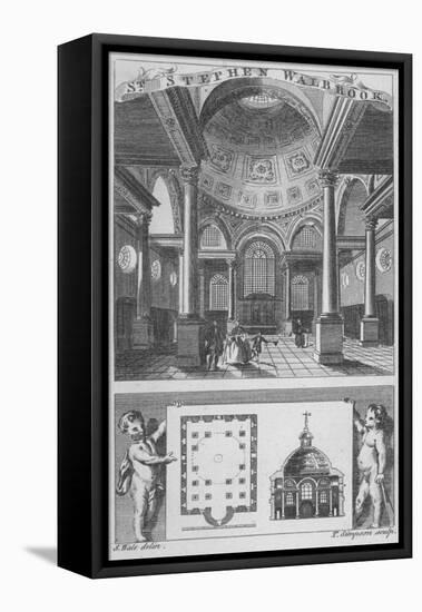 Church of St Stephen Walbrook, City of London, 1770-Edward Rooker-Framed Premier Image Canvas