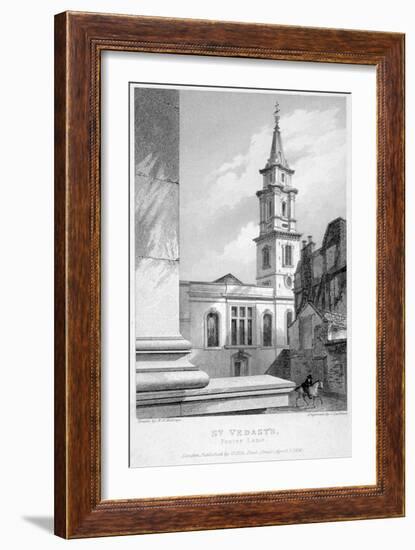 Church of St Vedast Foster Lane, City of London, 1838-John Le Keux-Framed Giclee Print