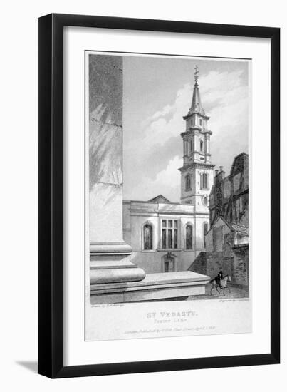 Church of St Vedast Foster Lane, City of London, 1838-John Le Keux-Framed Giclee Print