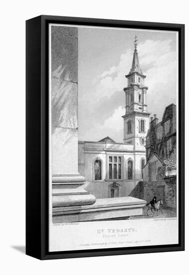 Church of St Vedast Foster Lane, City of London, 1838-John Le Keux-Framed Premier Image Canvas