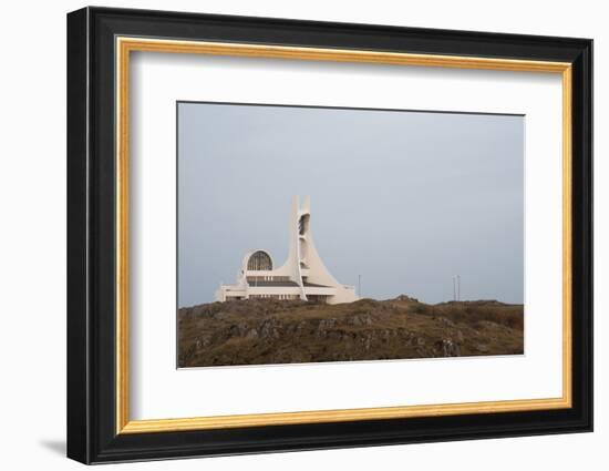 Church of Stykkisholmur, Snaefellsnes, West Iceland-Julia Wellner-Framed Photographic Print