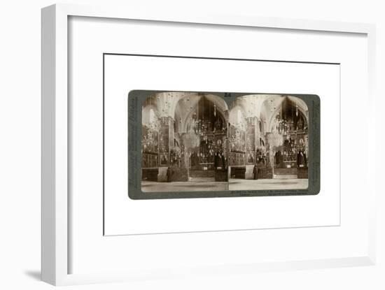 Church of the Armenian Christians, Jerusalem, Palestine, 1897-Underwood & Underwood-Framed Giclee Print
