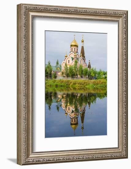 Church of the Exaltation of the Holy Cross, Almaty, Kazakhstan, Central Asia, Asia-G&M Therin-Weise-Framed Photographic Print