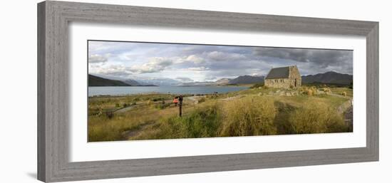 Church of the Good Shepherd, Lake Tekapo, Canterbury Region, South Island, New Zealand, Pacific-Stuart Black-Framed Photographic Print