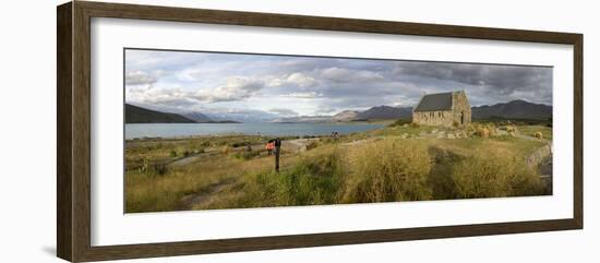 Church of the Good Shepherd, Lake Tekapo, Canterbury Region, South Island, New Zealand, Pacific-Stuart Black-Framed Photographic Print