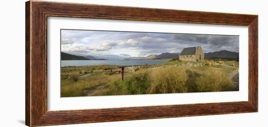 Church of the Good Shepherd, Lake Tekapo, Canterbury Region, South Island, New Zealand, Pacific-Stuart Black-Framed Photographic Print