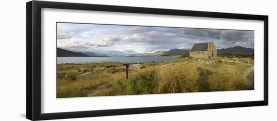 Church of the Good Shepherd, Lake Tekapo, Canterbury Region, South Island, New Zealand, Pacific-Stuart Black-Framed Photographic Print