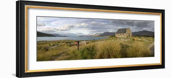 Church of the Good Shepherd, Lake Tekapo, Canterbury Region, South Island, New Zealand, Pacific-Stuart Black-Framed Photographic Print