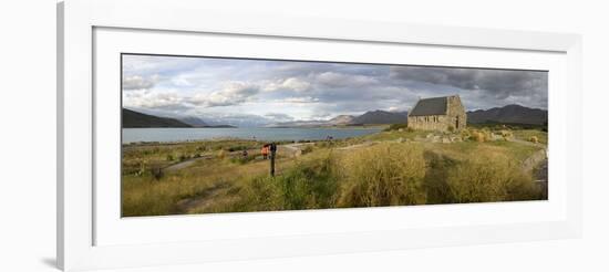 Church of the Good Shepherd, Lake Tekapo, Canterbury Region, South Island, New Zealand, Pacific-Stuart Black-Framed Photographic Print