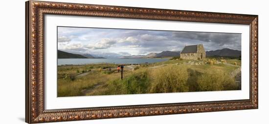 Church of the Good Shepherd, Lake Tekapo, Canterbury Region, South Island, New Zealand, Pacific-Stuart Black-Framed Photographic Print