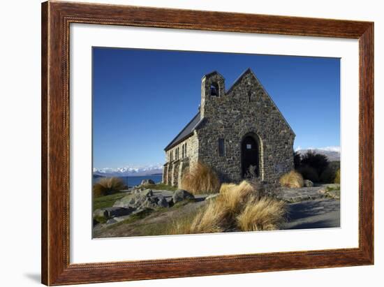 Church of the Good Shepherd, Lake Tekapo, Mackenzie Country, South Island, New Zealand-David Wall-Framed Photographic Print