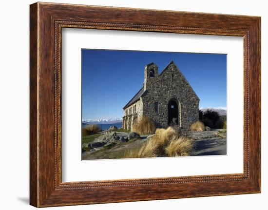 Church of the Good Shepherd, Lake Tekapo, Mackenzie Country, South Island, New Zealand-David Wall-Framed Photographic Print