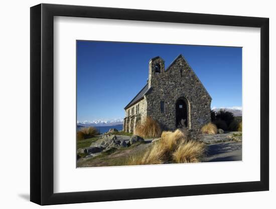 Church of the Good Shepherd, Lake Tekapo, Mackenzie Country, South Island, New Zealand-David Wall-Framed Photographic Print