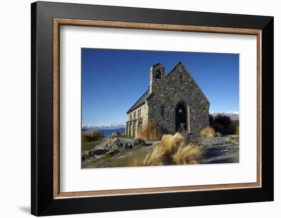 Church of the Good Shepherd, Lake Tekapo, Mackenzie Country, South Island, New Zealand-David Wall-Framed Photographic Print