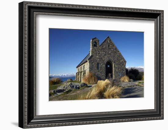 Church of the Good Shepherd, Lake Tekapo, Mackenzie Country, South Island, New Zealand-David Wall-Framed Photographic Print