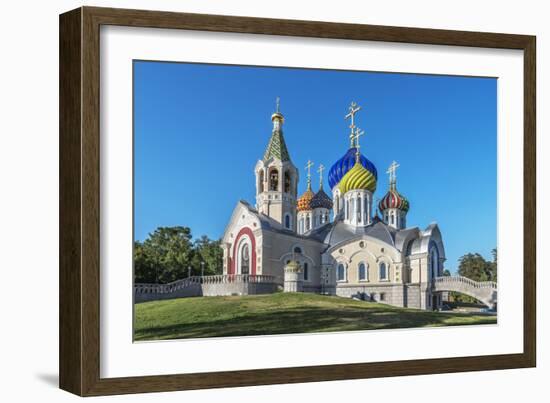 Church of the Holy Igor Chernigov Novo-Peredelkino.-Sachkov-Framed Photographic Print