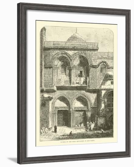 Church of the Holy Sepulchre at Jerusalem-null-Framed Giclee Print