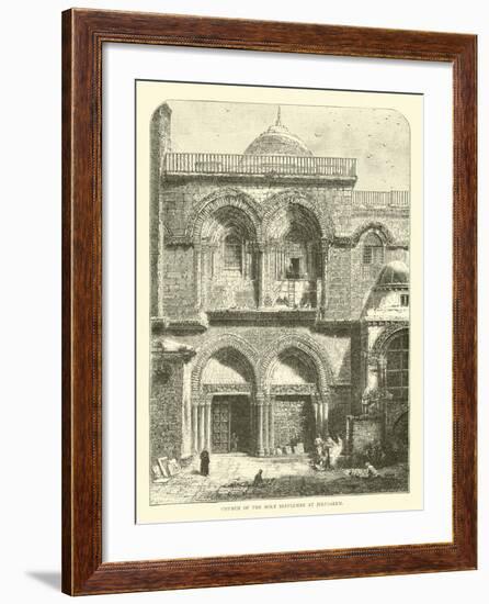 Church of the Holy Sepulchre at Jerusalem-null-Framed Giclee Print