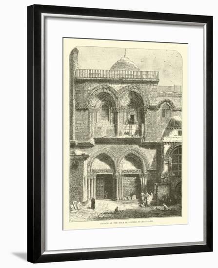 Church of the Holy Sepulchre at Jerusalem-null-Framed Giclee Print