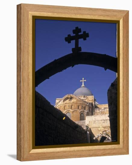 Church of the Holy Sepulchre, Jerusalem, Israel-Jon Arnold-Framed Premier Image Canvas