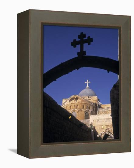 Church of the Holy Sepulchre, Jerusalem, Israel-Jon Arnold-Framed Premier Image Canvas