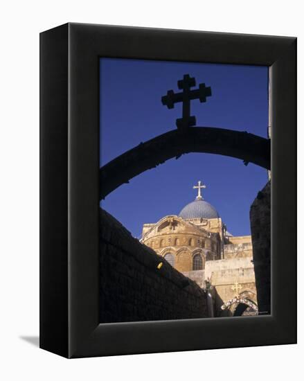 Church of the Holy Sepulchre, Jerusalem, Israel-Jon Arnold-Framed Premier Image Canvas