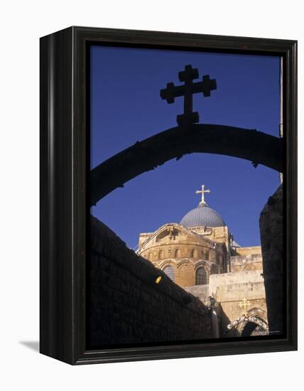 Church of the Holy Sepulchre, Jerusalem, Israel-Jon Arnold-Framed Premier Image Canvas