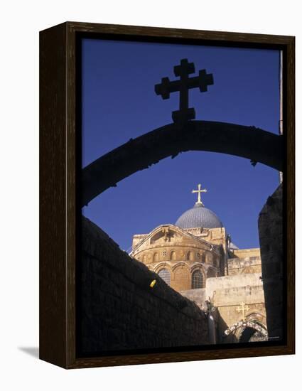 Church of the Holy Sepulchre, Jerusalem, Israel-Jon Arnold-Framed Premier Image Canvas