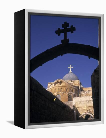 Church of the Holy Sepulchre, Jerusalem, Israel-Jon Arnold-Framed Premier Image Canvas