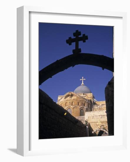 Church of the Holy Sepulchre, Jerusalem, Israel-Jon Arnold-Framed Photographic Print