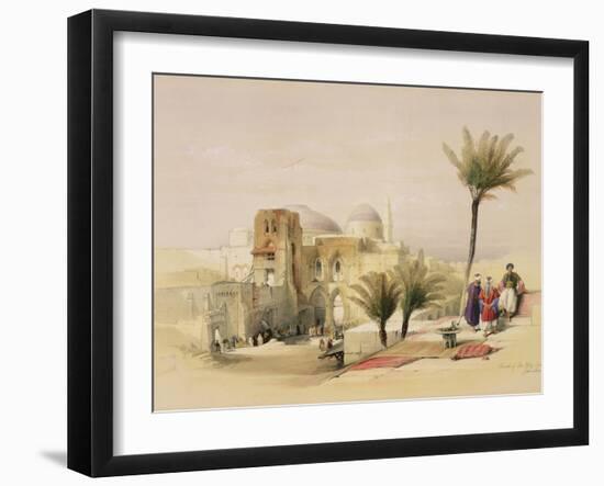 Church of the Holy Sepulchre, Jerusalem, Plate 11 from Volume I of "The Holy Land"-David Roberts-Framed Giclee Print