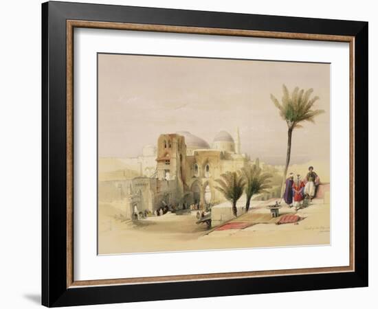 Church of the Holy Sepulchre, Jerusalem, Plate 11 from Volume I of "The Holy Land"-David Roberts-Framed Giclee Print